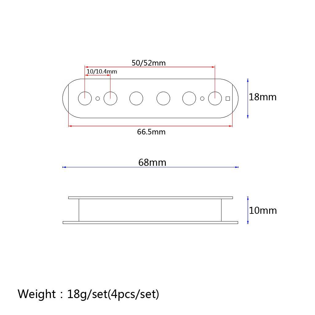 Pickup Bobbin Cream 50/52mm Guitar Accessories For Pickup Makers