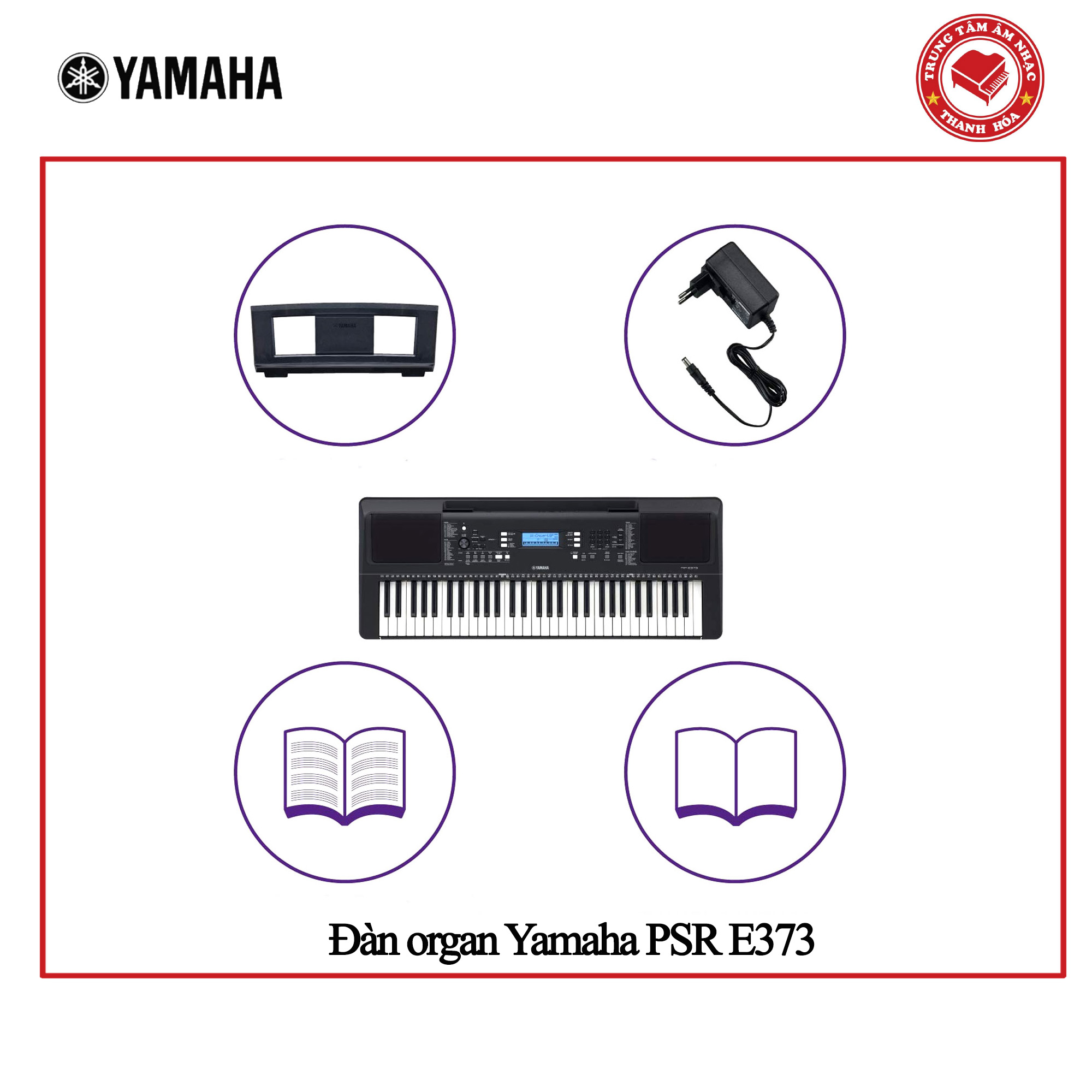 Đàn Organ Yamaha PSR-E373 - Keyboard Yamaha E373||Hàng chính hãng