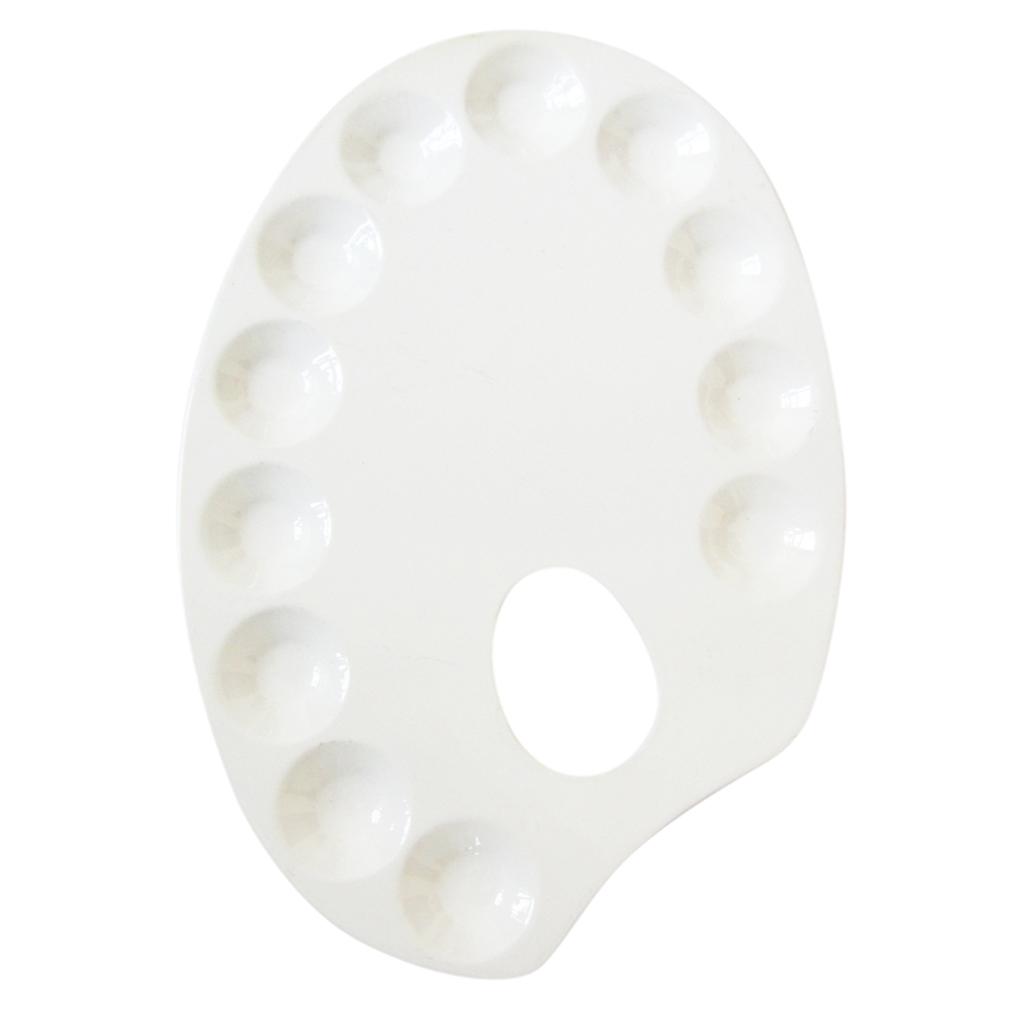 Hình Bầu Dục Kim Loại 12 Cũng Nghệ Sĩ Sơn Màu Nước Trộn Bảng Trang Điểm Khay