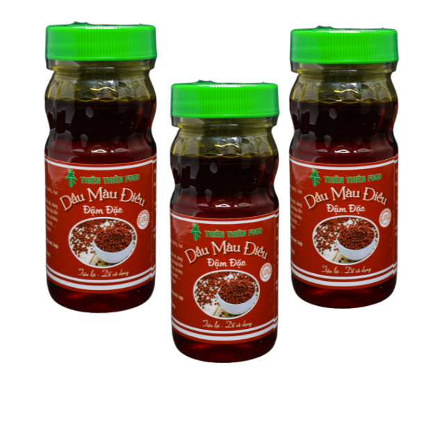 Combo 6 chai Màu Dầu Điều Đậm Đặc  100ml Thiên Thiên Food