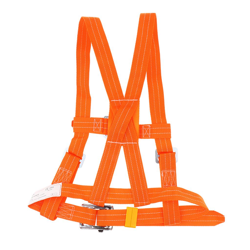 Sturdy Heavy Duty Half Body Climbing Harness Safety Belt Rope S 1.6m