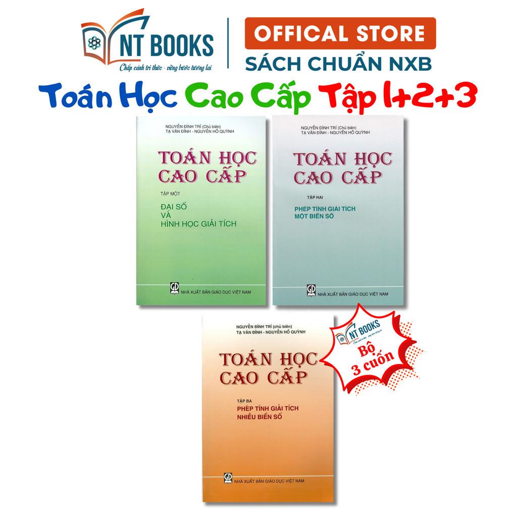 Sách - Combo Toán Học Cao Cấp Tập 1 + 2 + 3 - KHỔ NHỎ - NXB Giáo Dục - HV - ảnh 2