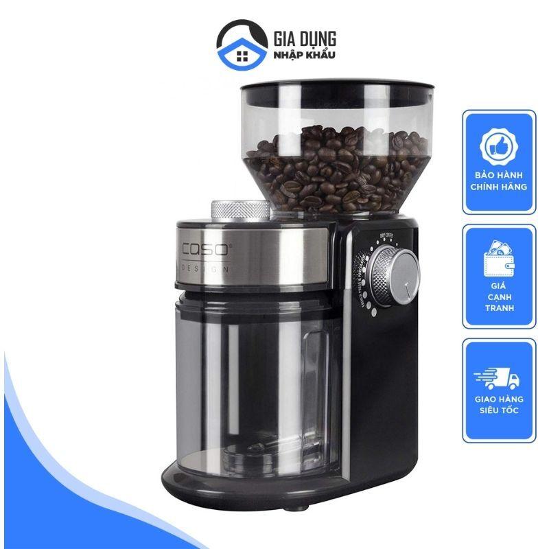 Máy Xay Cà Phê Hạt Mini Caso Barista Crema, Xay Café Cao Cấp Động Cơ 150W, Coffee Grinder Nhập Đức