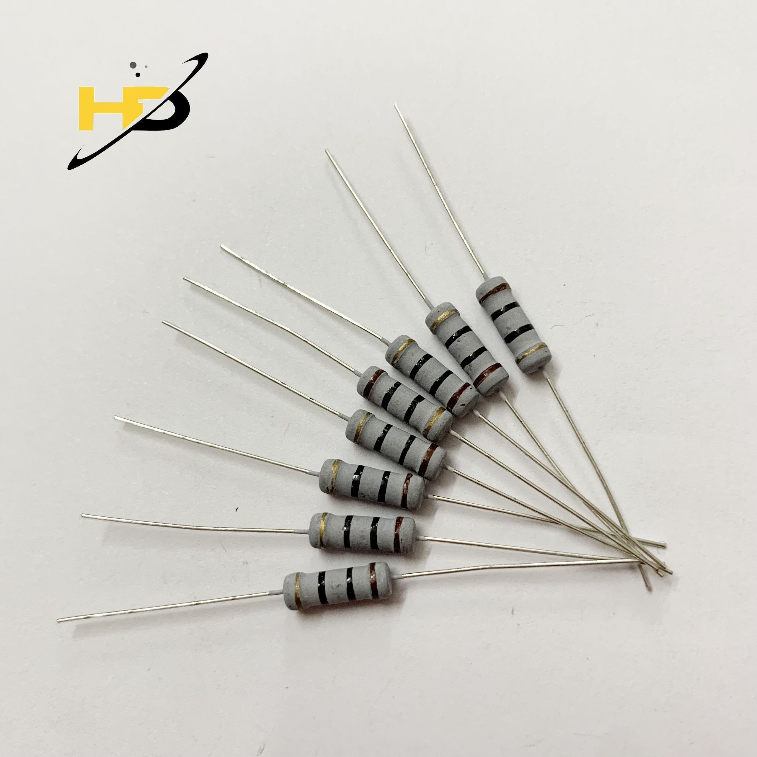 Gói 20 Con Điện Trở 10R 1W 4 Vạch Chân Đồng , Linh Kiện Thụ Động