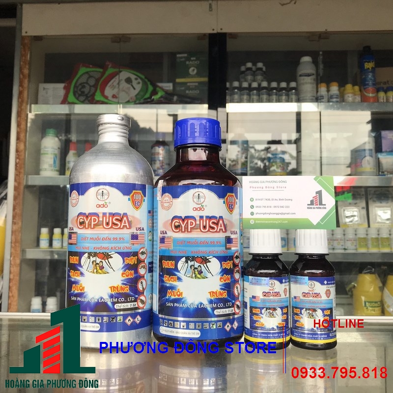 Thuốc diệt muỗi CYP USA 100EC _ Chai 1 lít