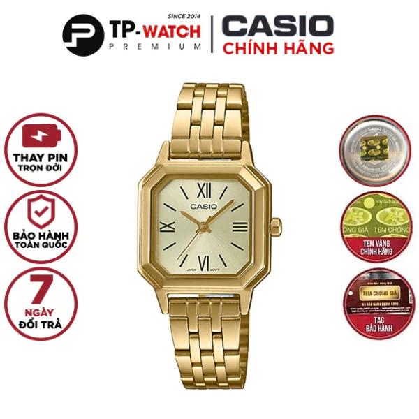 ĐỒNG HỒ NỮ CASIO LTP-E169G-9BDF DÂY THÉP