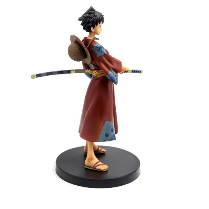 Mô hình One Piece Mô hình nhân vật Luffy Wano ss3 đẹp 18cm