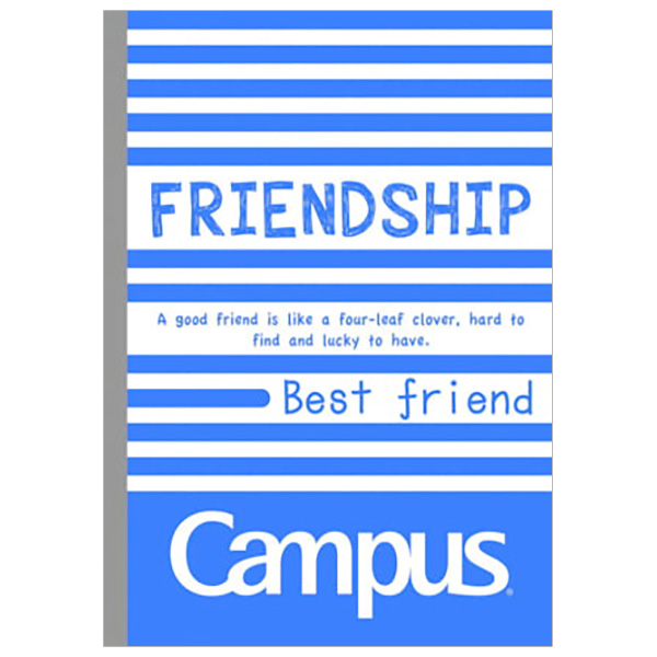 Vở A5 - 4 Ly Ngang 96 Trang ĐL 70g/m2 - Campus Emotions - Friendship - NB- AETM96 (Mẫu Màu Giao Ngẫu Nhiên)