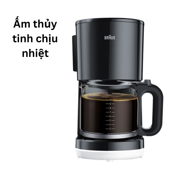 Máy pha cà phê Braun KF1100BK-Hàng chính hãng