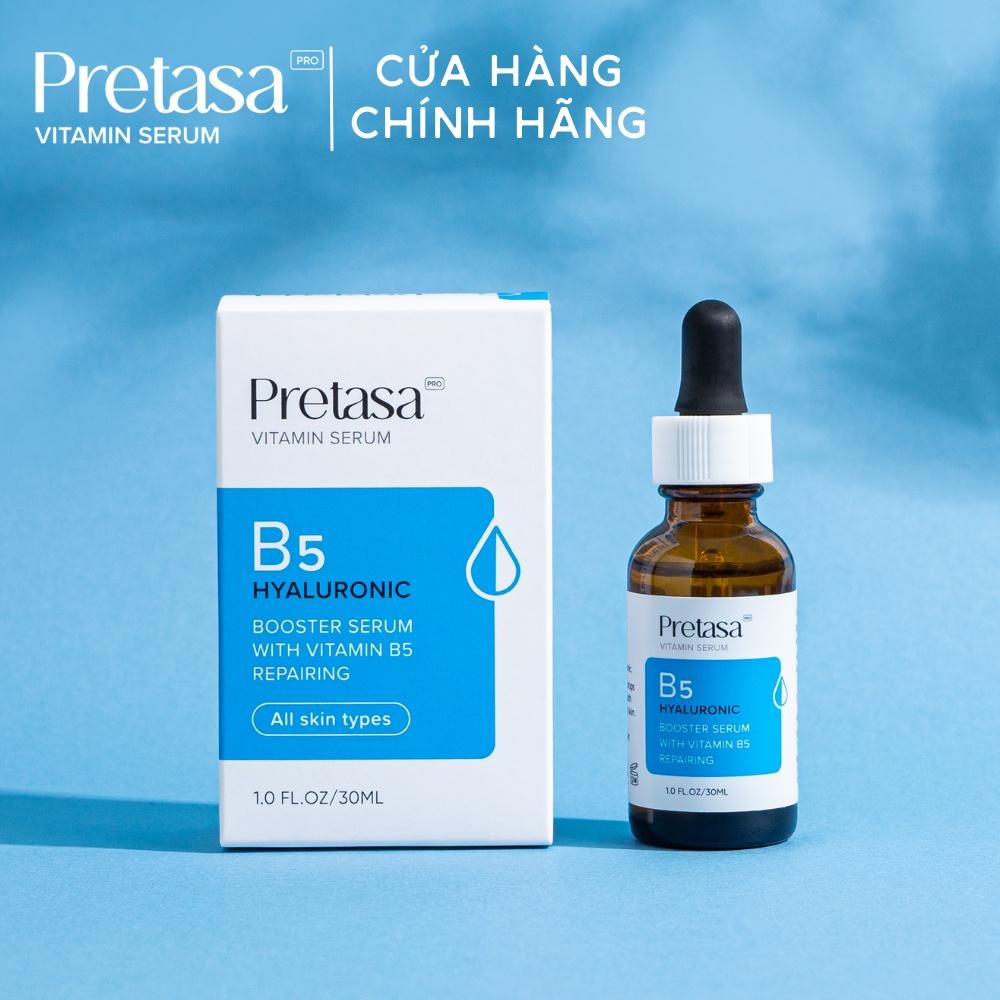 Serum B5 phục hồi da PRETASA - B5 Niacinamide Serum