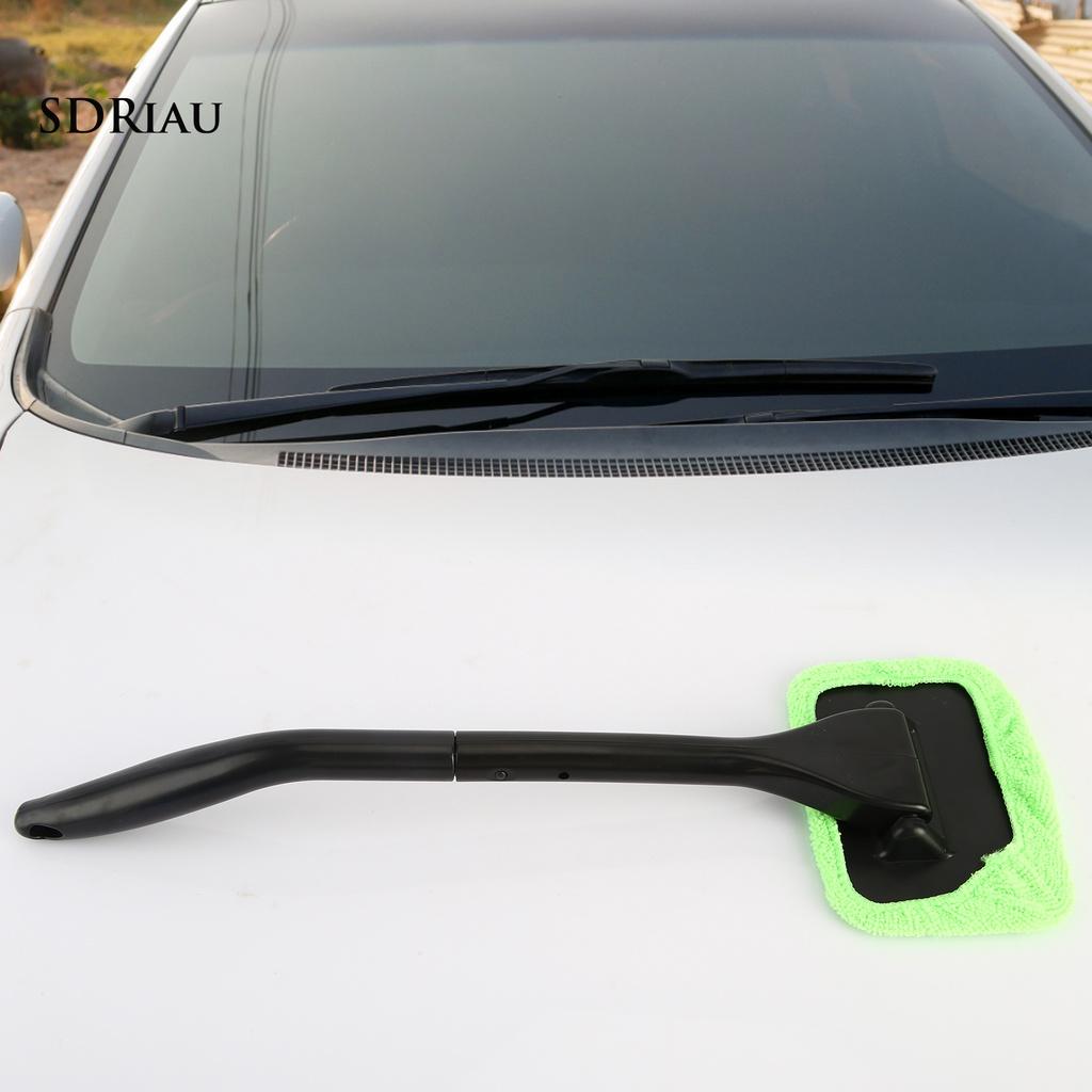 1 Bộ Bàn Chải Vệ Sinh Kính Chắn Gió Xe Hơi Tay Cầm Dài Bằng Abs Mềm Chống Mòn