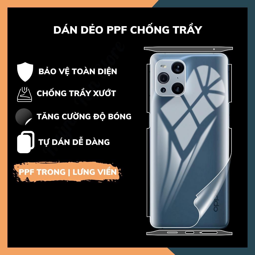 Dán dẻo PPF Find X3 , X3 Pro 5G trong suốt hoặc nhám , chống trầy xướt, giữ nguyên vẻ đẹp ban đầu