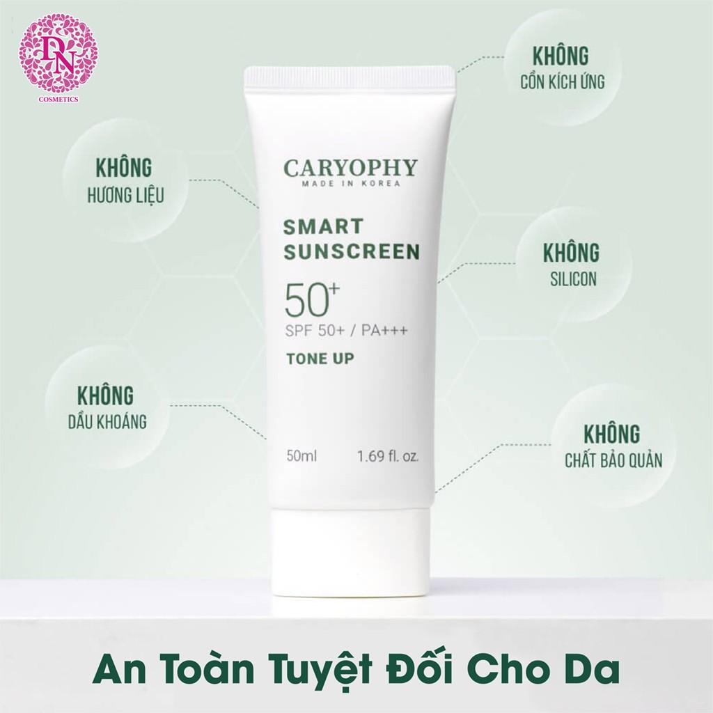 Kem Chống Nắng Nâng Tone Ngừa Mụn Caryophy Smart Sunscreen SPF 50 Tone Up 50ml