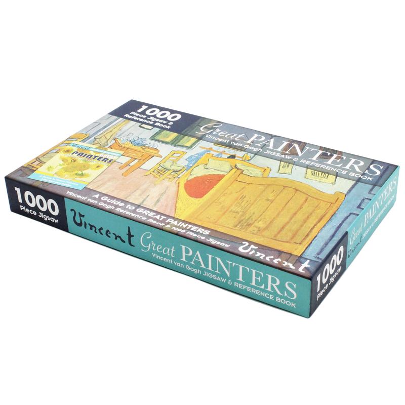 1000 Piece Jigsaw &amp; Reference Book: Great Painters Vincent Van Gogh