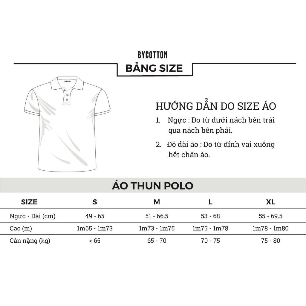 Áo Polo Nam Cao Cấp Có Cổ BY COTTON Sọc Xanh Cam Nam Tính, Thanh Lịch, Sang Trọng, Trẻ Trung