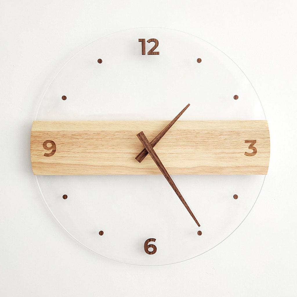 Simple Nordic Wall Clock 16 inch Clear Decorative Bedroom