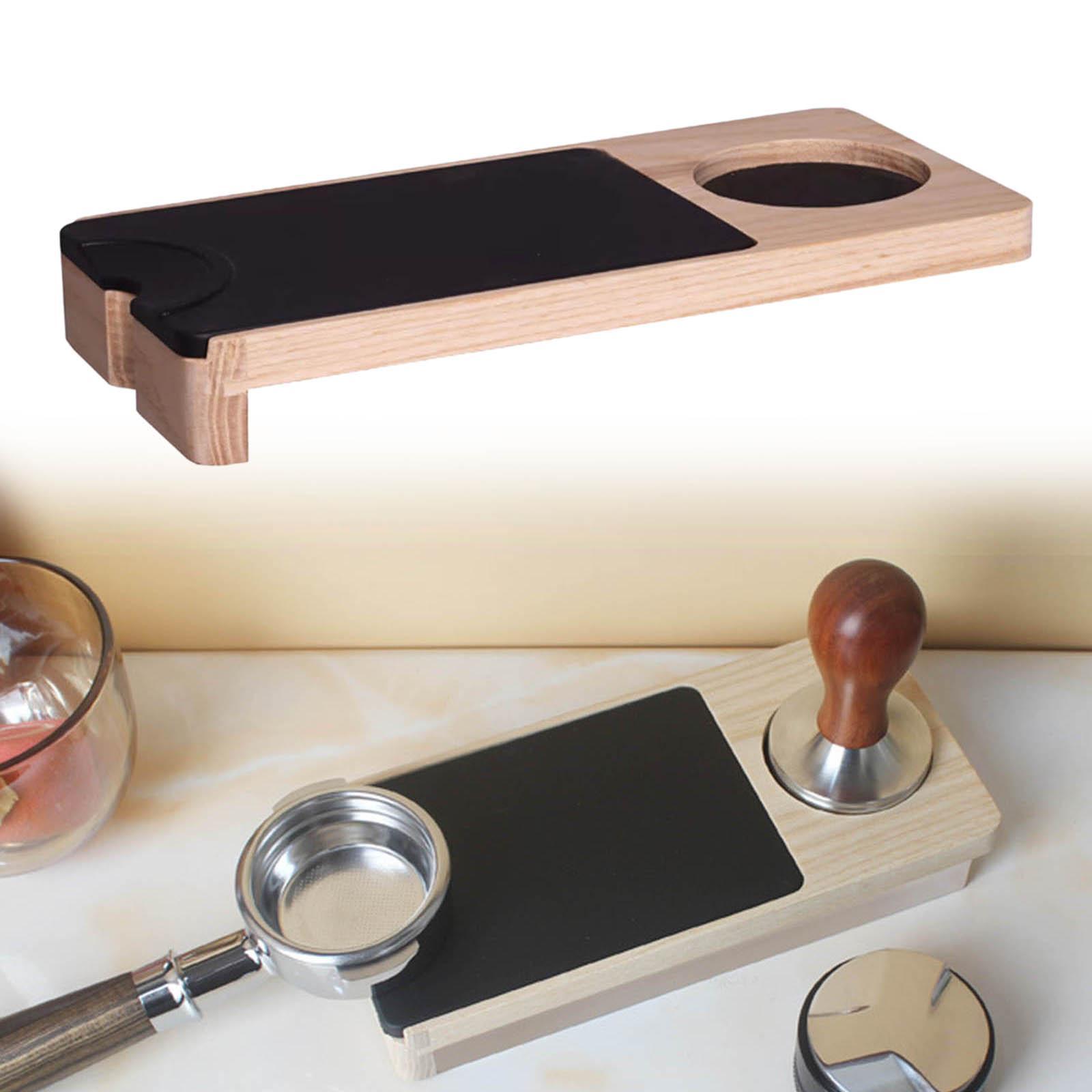Wooden Coffee Tamp Mat for Espresso Machine 58mm Portafilter Accessories