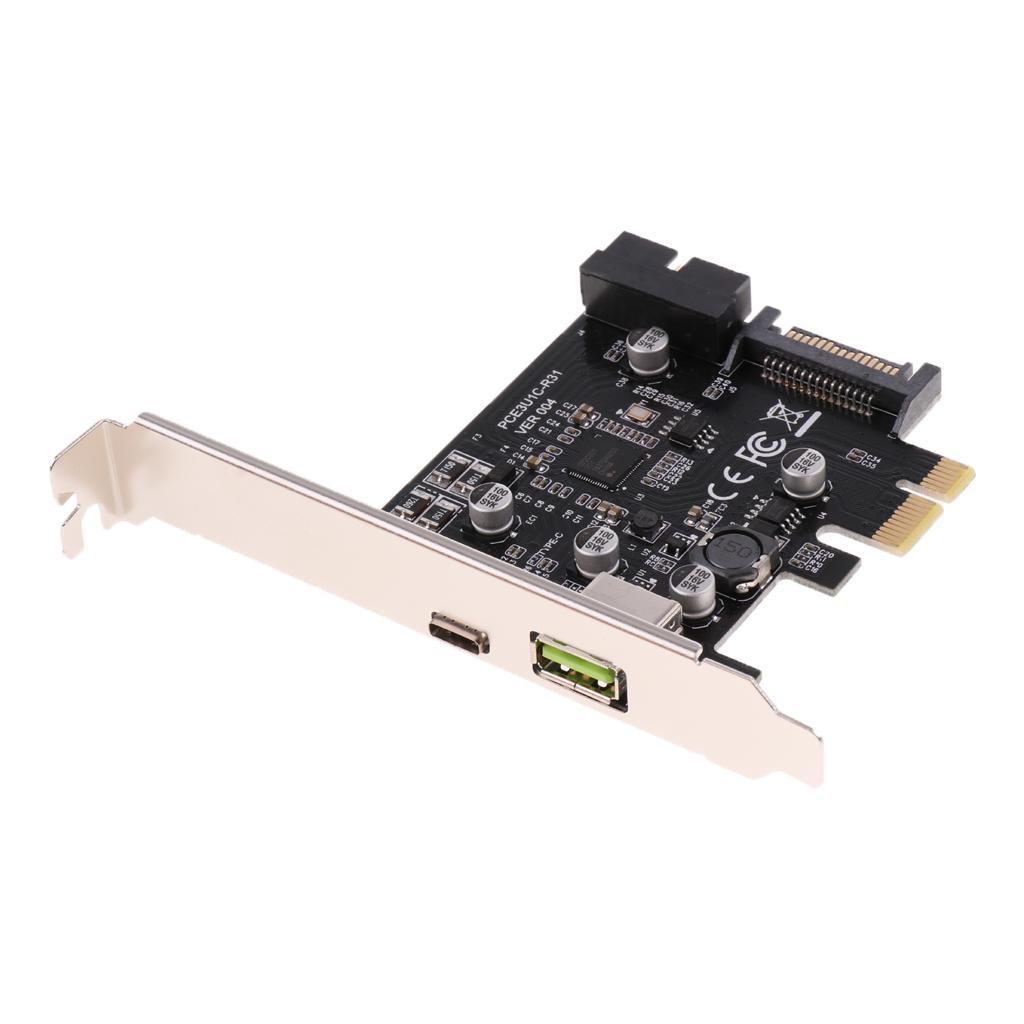 USB 3.1 Type C Interface PCI-E Expansion Card Linux WinXP