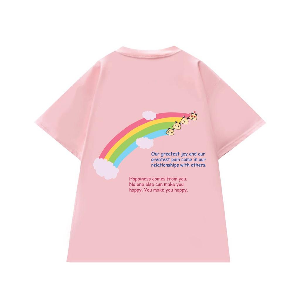 ÁO THUN TAY NGẮN NAM NỮ Outfit Cotton 4 Chiều