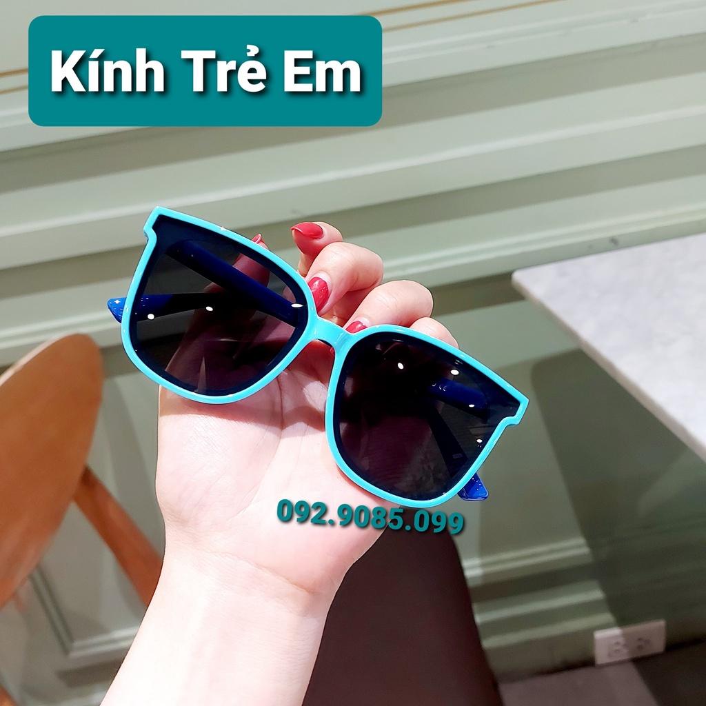 Kính râm cho bé 2t-10t, mắt gọng vuông dễ đeo, cool ngầu V0008