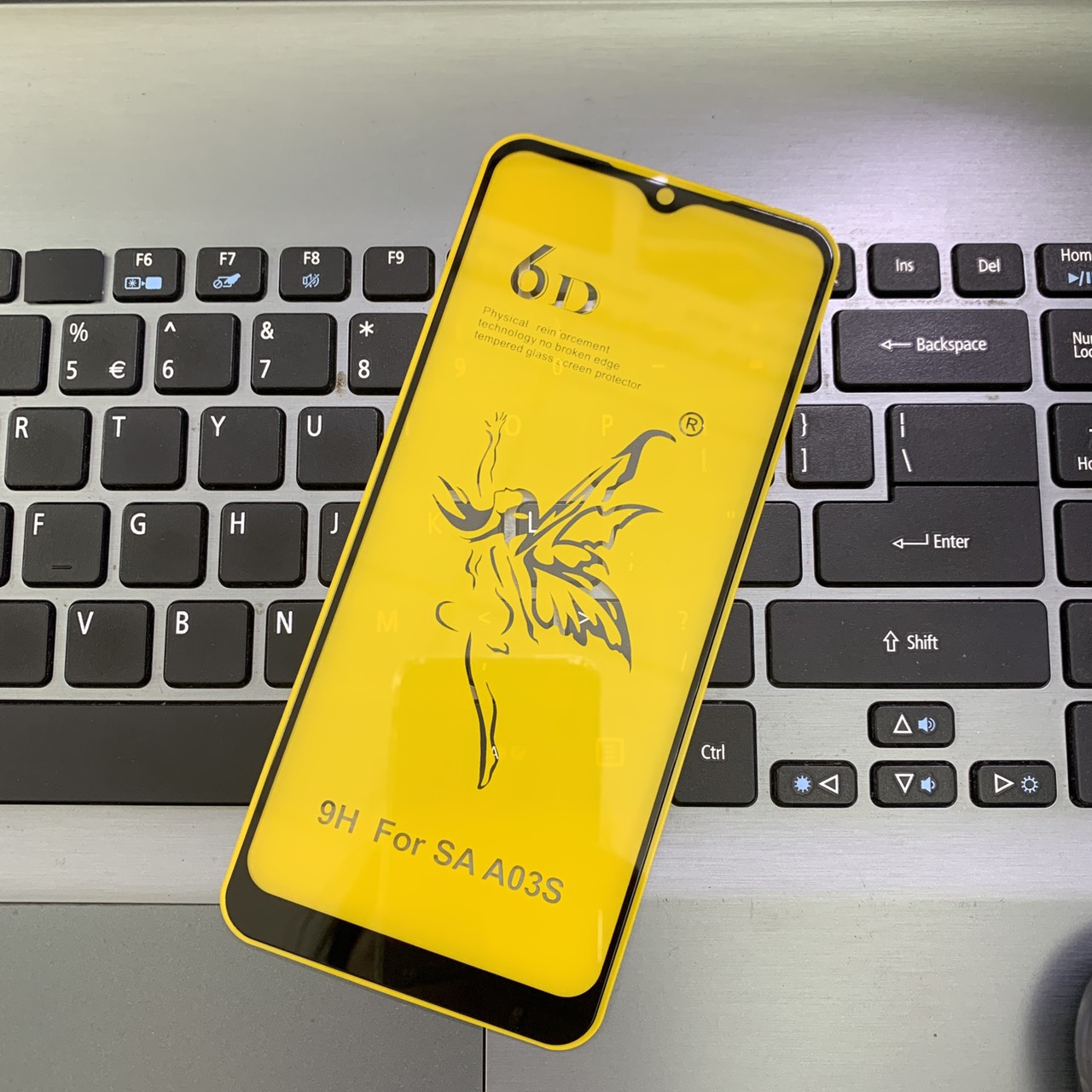 Cường lực dành cho Galaxy A03s Full 6D thiên thần