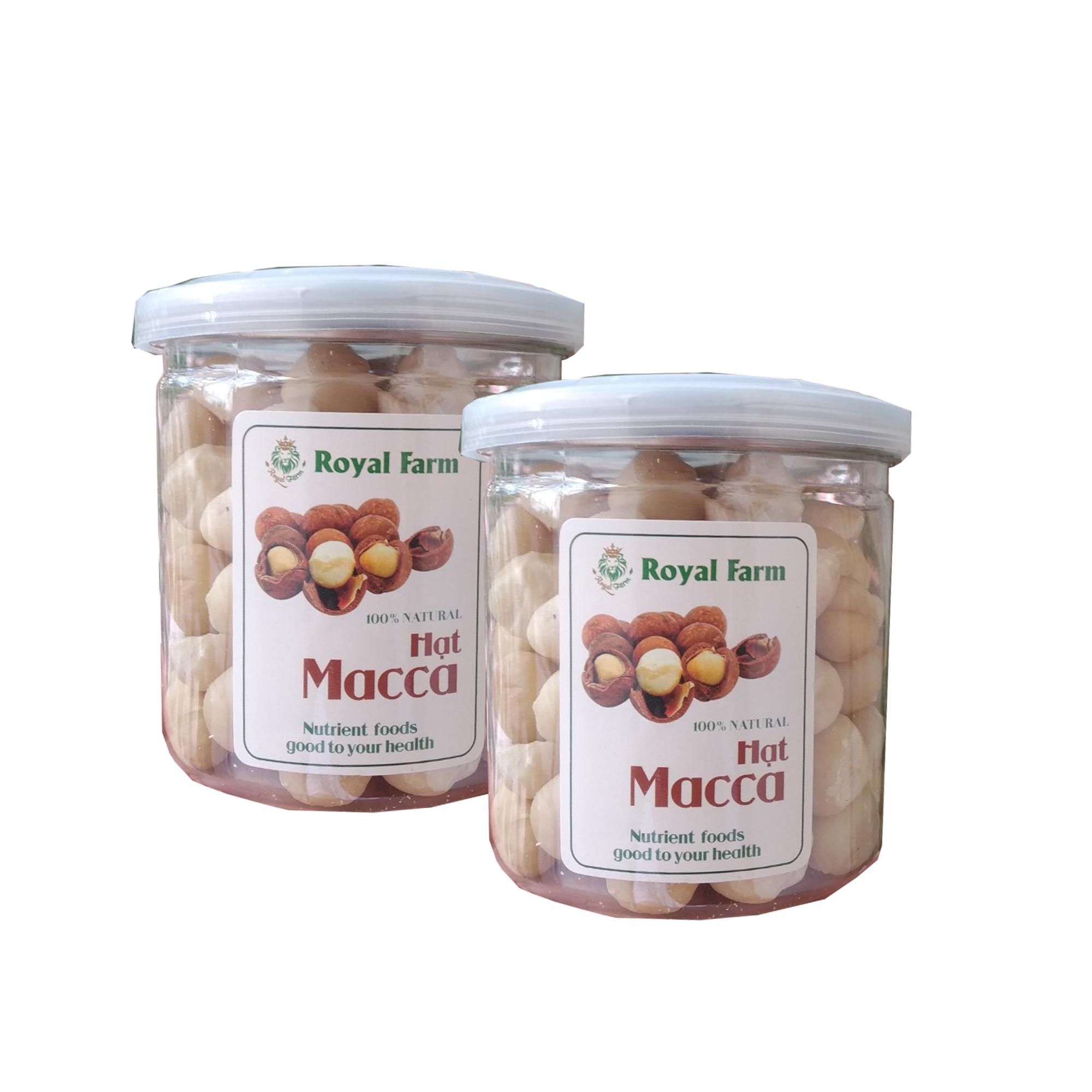 2 hộp hạt macca nhân 250g