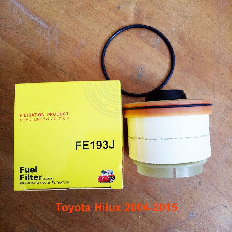 Lọc nhiên liệu, lọc dầu diesel FE193J dùng cho Toyota Hilux 2004-2015 mã phụ tùng 23390-0L030
