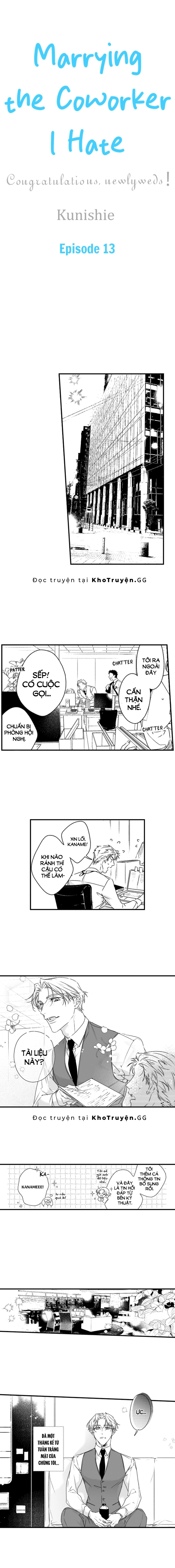 kết hôn với vị đồng nghiệp tôi ghét chapter 13 1