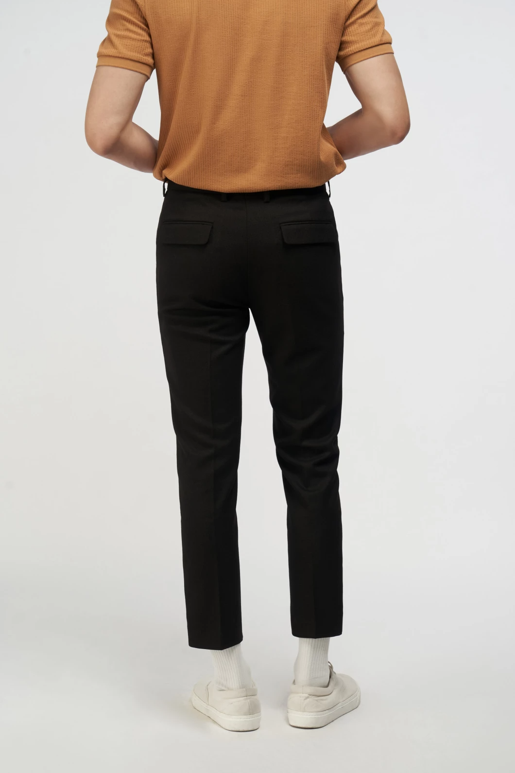 Quần tây nam ROUTINE Twill Texture form slim crop 10F21PFO007 | LASTORE MENSWEAR