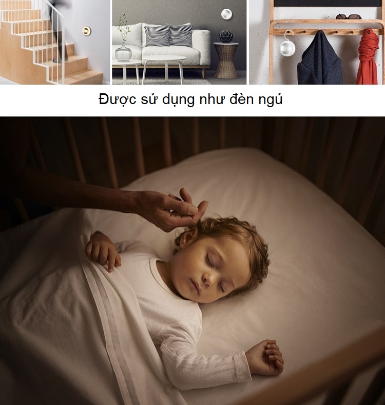 Đèn led mini cảm biến hồng ngoại có móc treo tiện lợi VN00212
