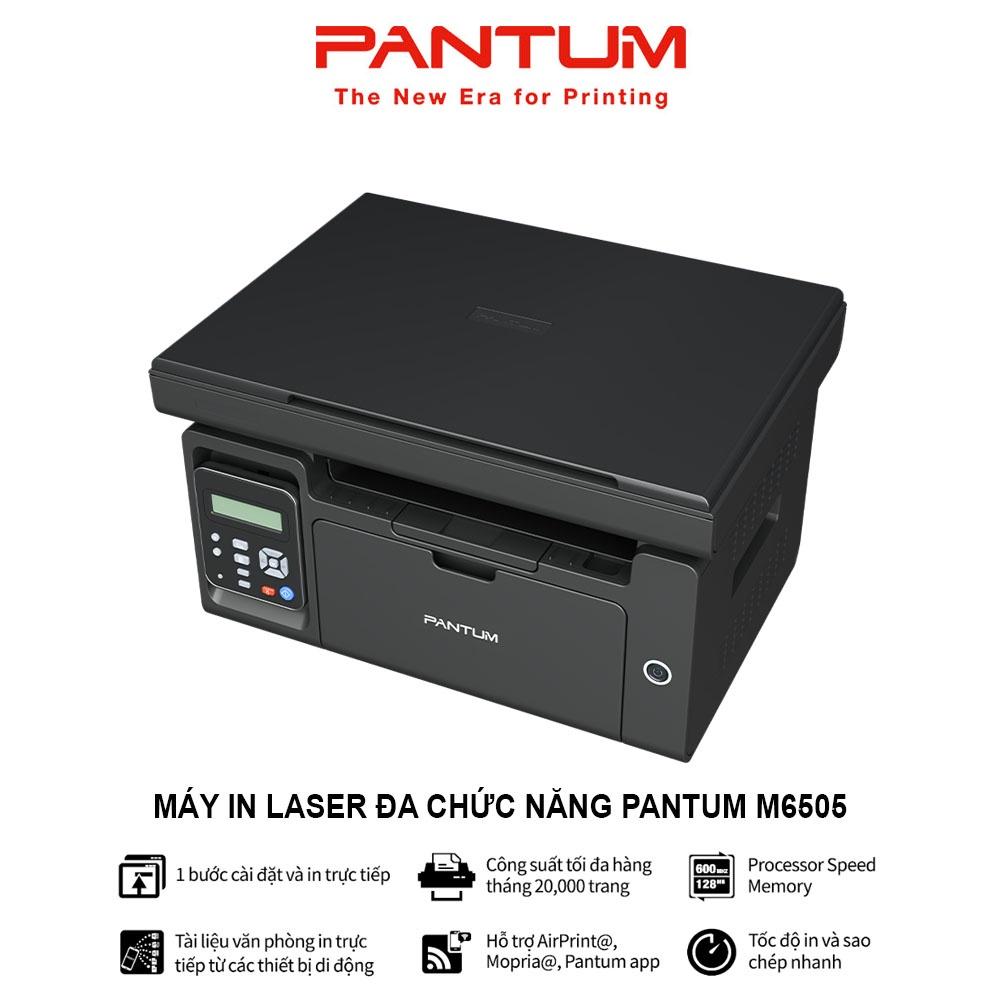 Máy in Laser đa chức năng PANTUM M6505, in đen trắng, tốc độ cao, scan, photocopy, khổ giấy A4