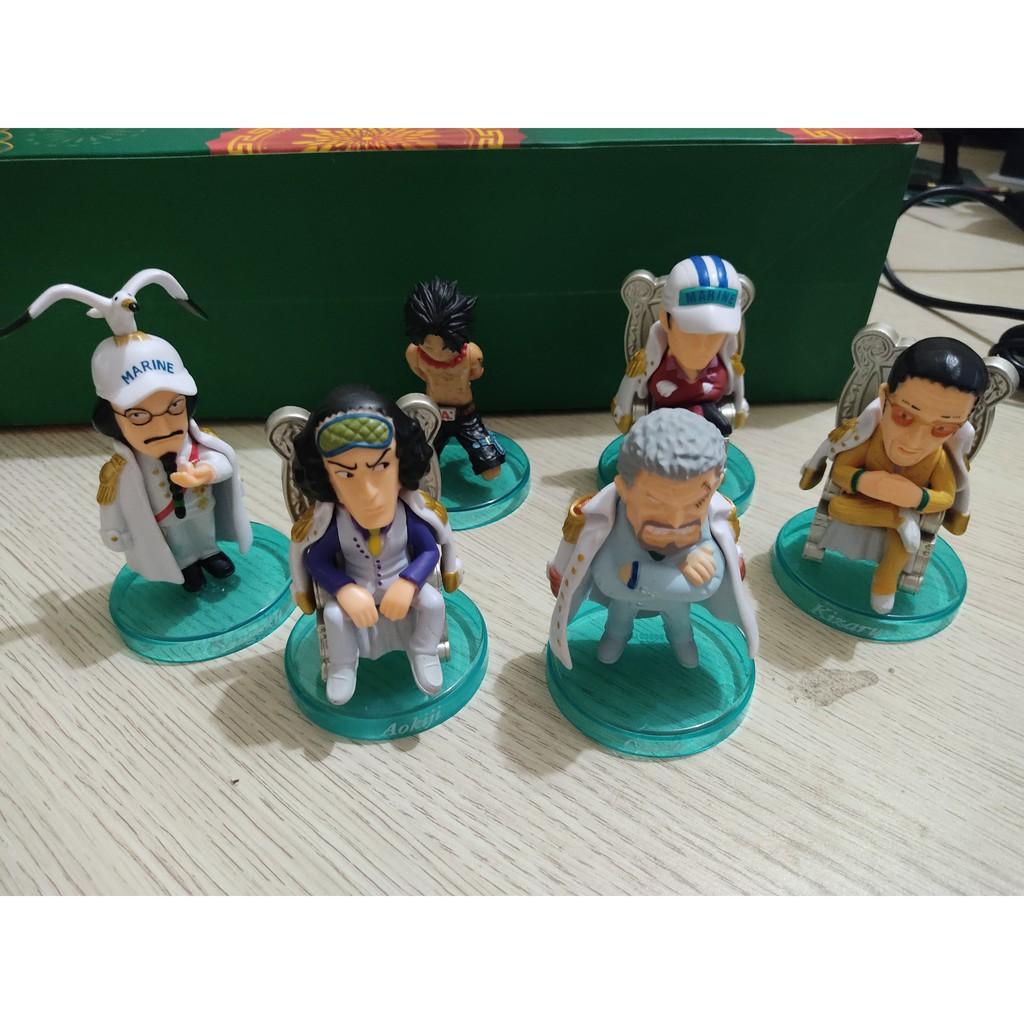 Mô hình ONE PIECE chibi 9cm - 11cm - Bộ đô đốc và Thất Vũ Hải