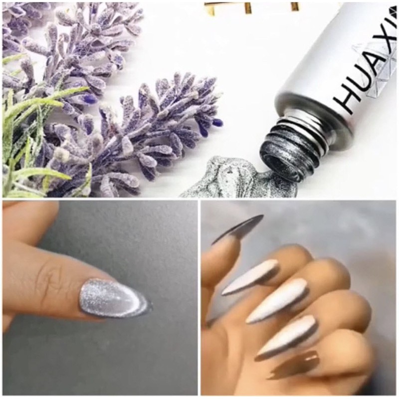 Top mắt mèo kim cương Huaxi 9D - sơn gel mắt mèo kim cương Huaxi lấp lánh sang chảnh (lẻ chai)