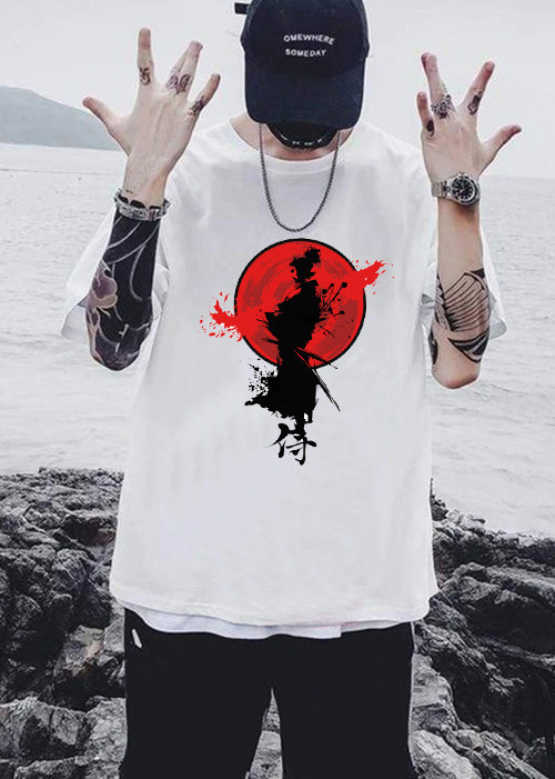 Áo thun Unisex Samurai Sun chiến binh Nhật Bản