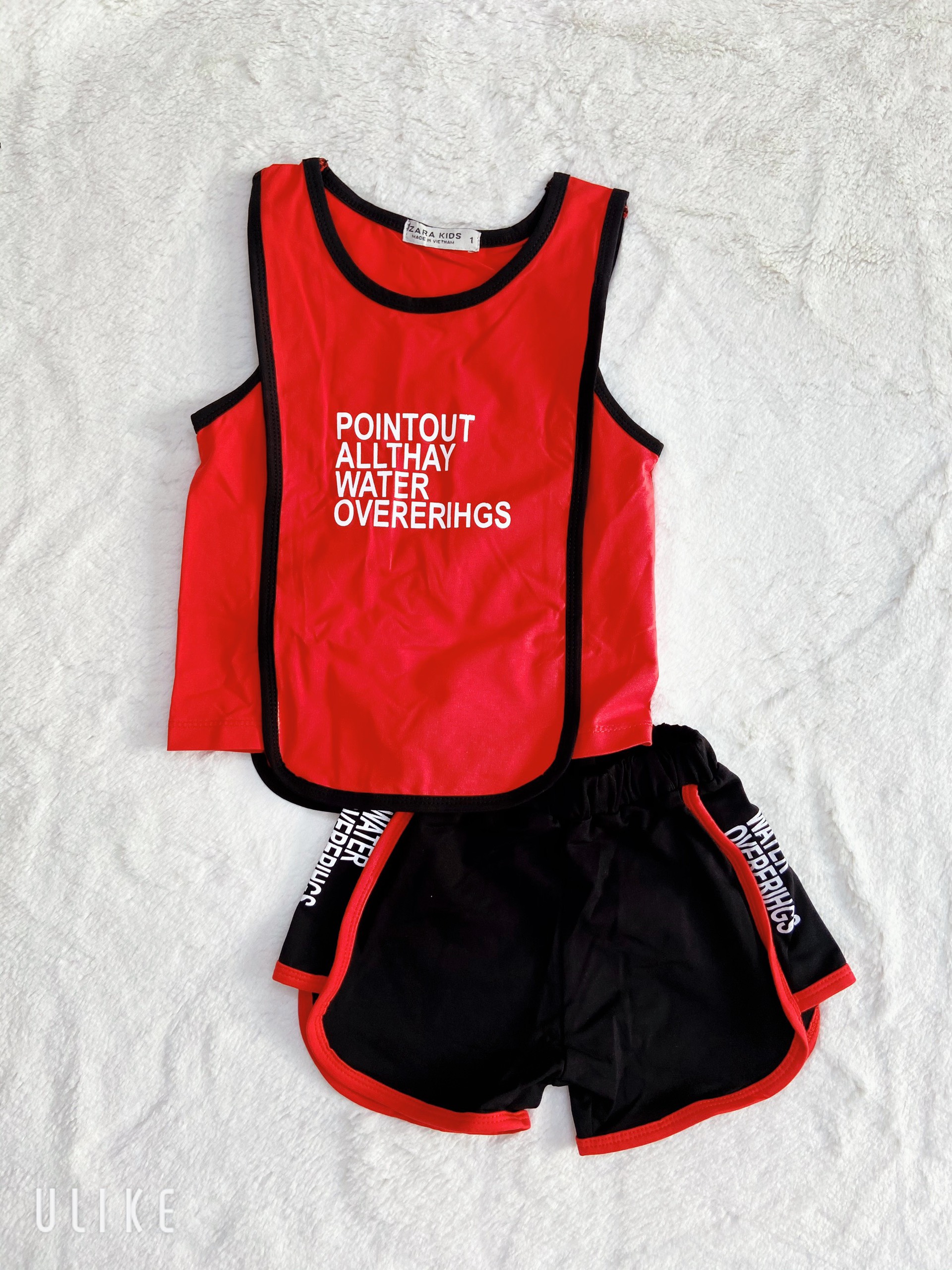 BỘ THUN BA LỖ THÊ THAO BÉ TRAI THUN COTTON CHO BÉ 8-38KG