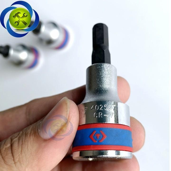 Tuýp lục giác 7mm Kingtony 402507 loại 1/2 dài 60mm