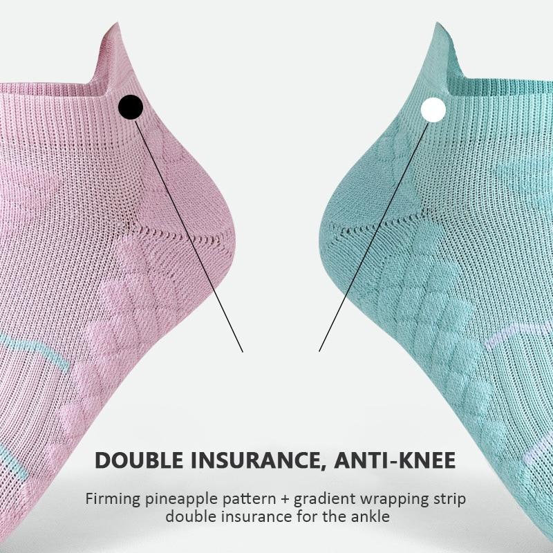 3 đôi nam nam cá chân Sport vớ cotton nam đạp xe thể thao du lịch đi cắm trại quần dài thời trang thấp Color: ZY03 Size: EU