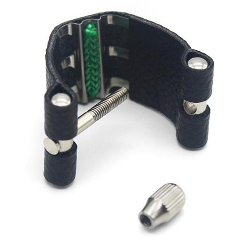 2 Pieces Soprano Tenor Saxophone Mouthpiece Ligature Sax Accs