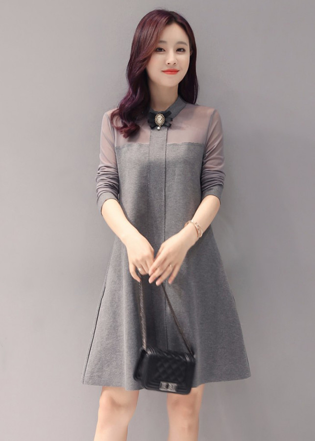 Đầm suông kèm phụ kiện BY4175