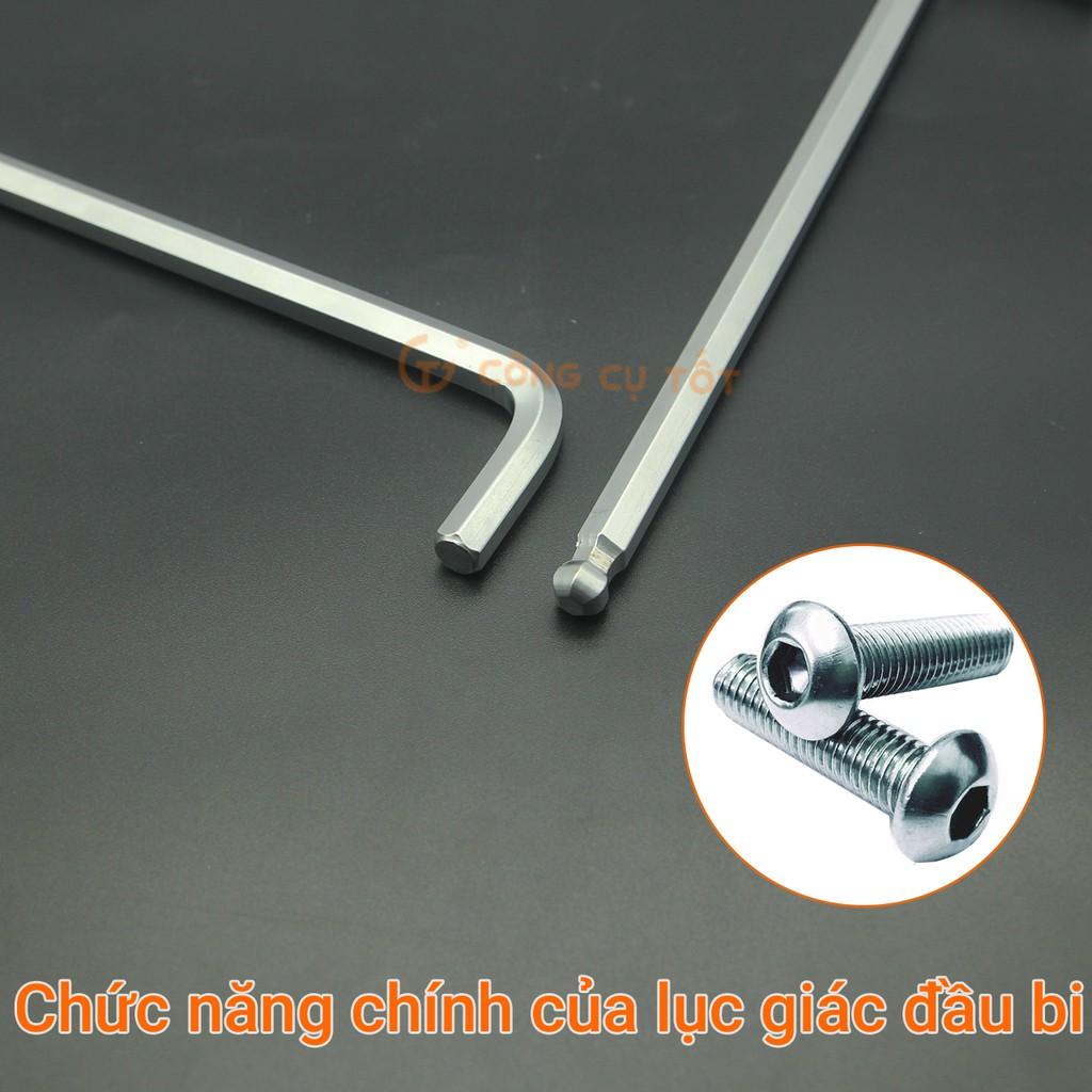 Lục giác bi lẻ chữ L (1.5mm - 8mm)