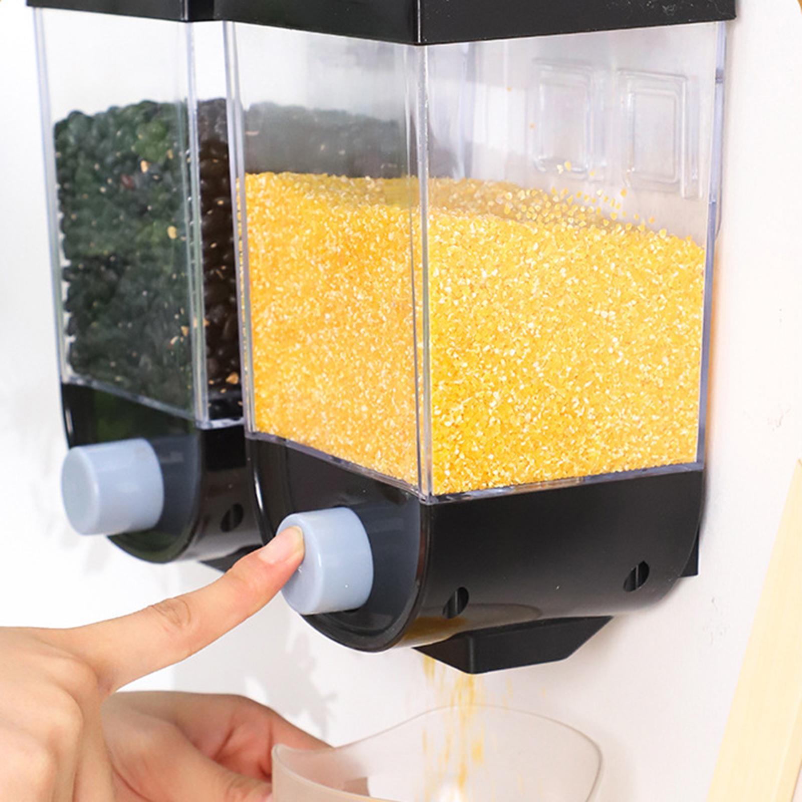 Cereal Dispenser Keep Fresh Food Dispensers for Kitchen Grain Dry Beans