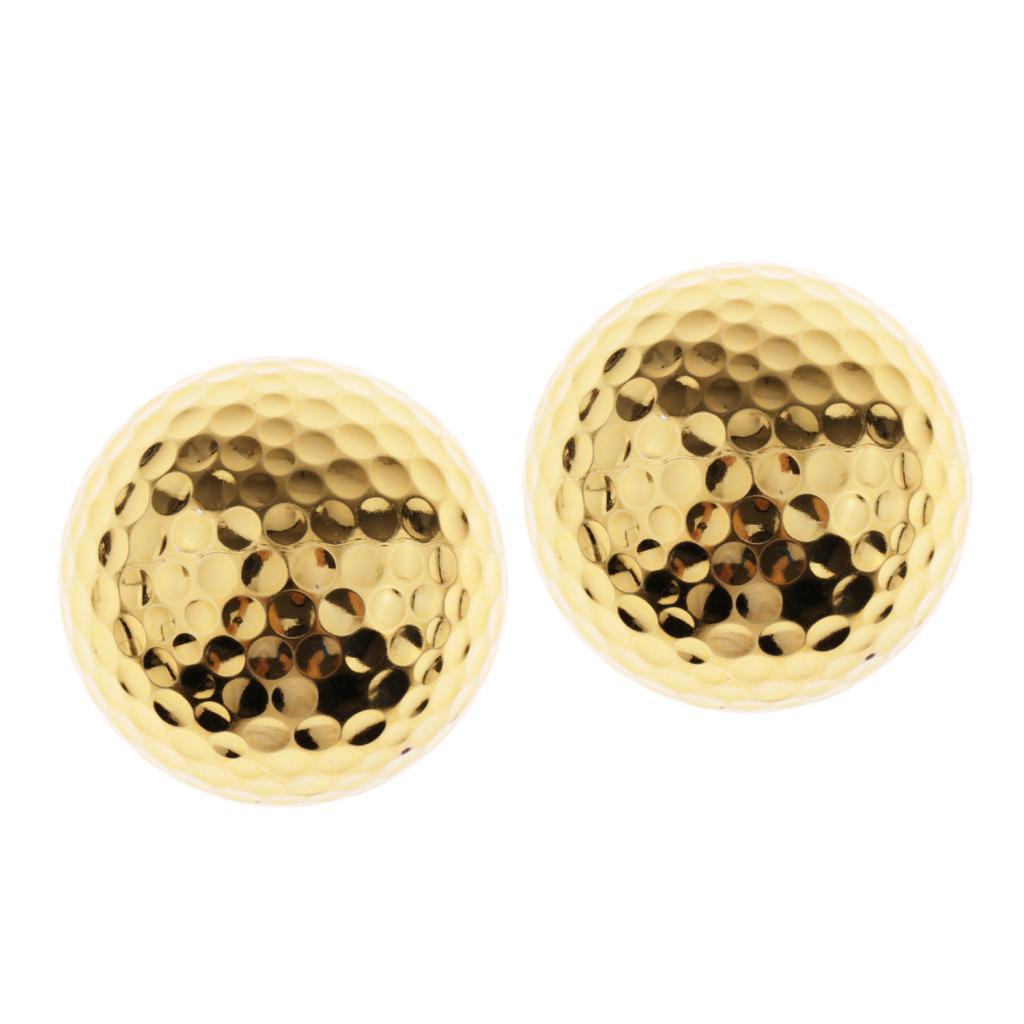 2 Pack Rubber Dual-Layer Golf Ball For Match Practice Play Golfer Gift