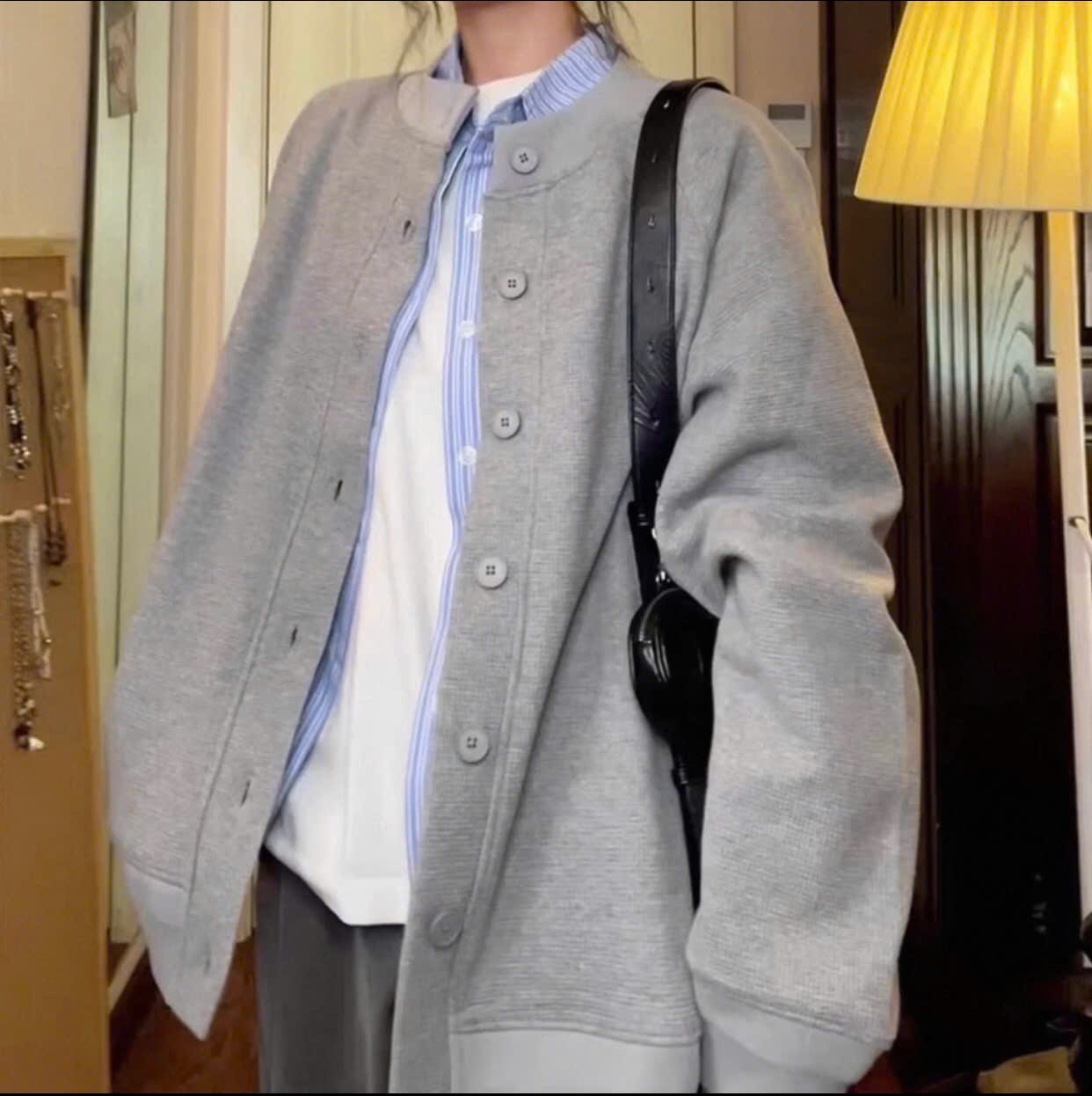 Áo khoác Unisex Basic, chất tổ ong dày dặn, Áo khoác nam đẹp, kiểu dáng basic Nam Nữ mặc được, kiểu trẻ trung, NeSa Shop T55