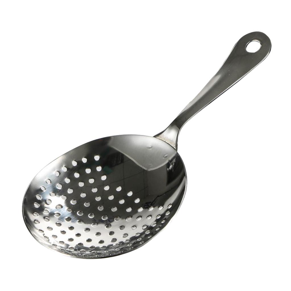 Stainless Steel Julep Strainer Bar Cocktail Shaker Ice Strainer