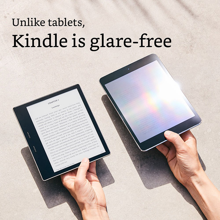 Máy Đọc Sách Kindle Oasis 32G - Hàng Nhập Khẩu - Xám