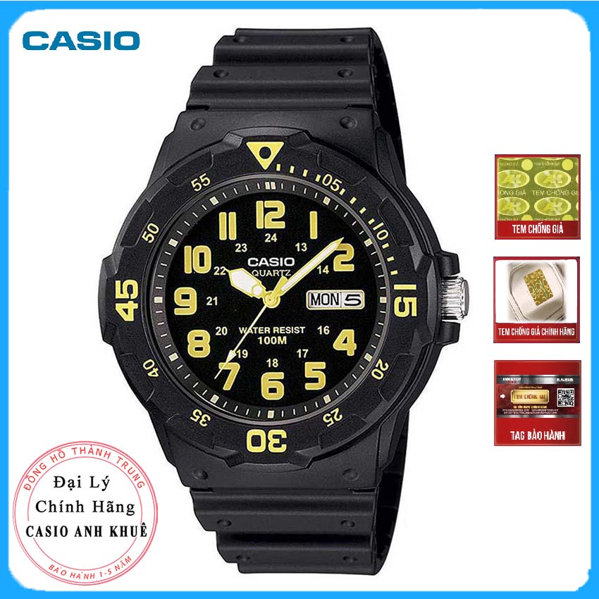 Đồng hồ nam Casio dây nhựa MRW-200H-9BVDF (45mm)