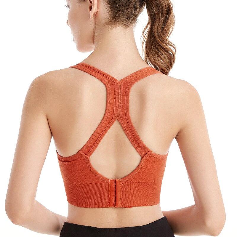 Women Sports Bra High Elastic Push Up Crop Top Female Fitness Running Yoga Gym Seamless Underwear Sexy Bra Athletic Sportswear