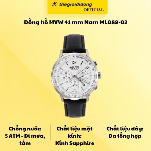 Đồng hồ MVW 41 mm Nam ML089-02 - Hàng Chính Hãng