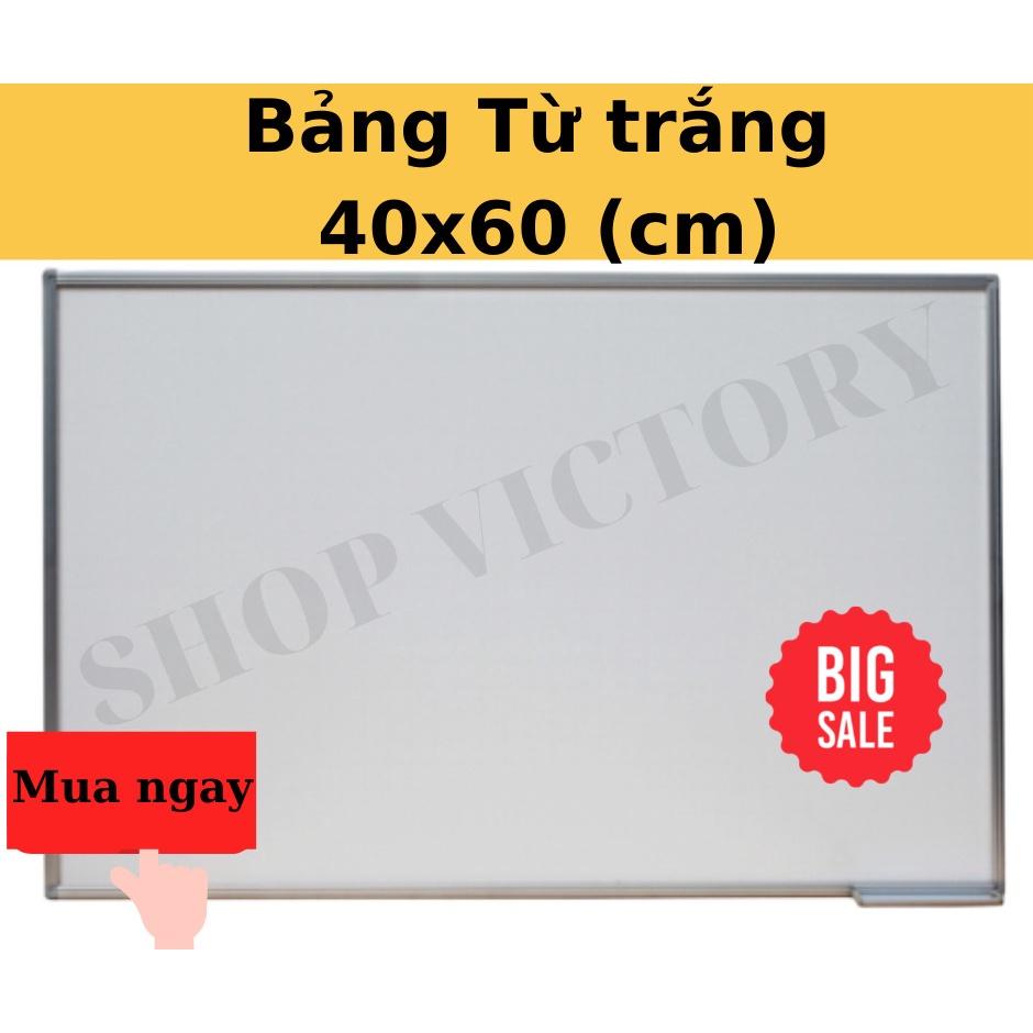 Bảng Từ Trắng, Hít Nam Châm, Bảng Học Sinh, Viết Bút Lông Kích Thước (40x60)cm