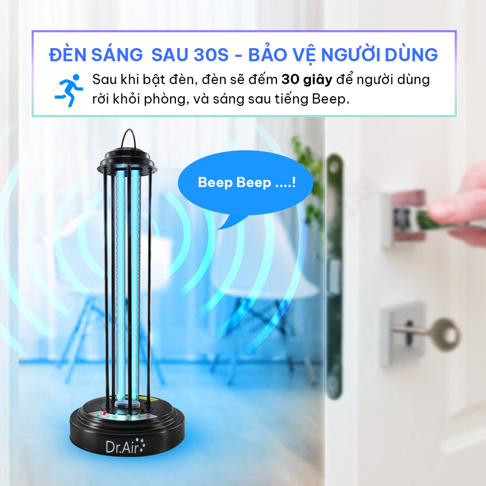 Đèn UV khử trùng không khí Dr.Air UV 40W - Hàng chính hãng